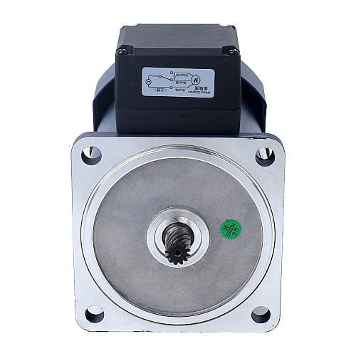 単相 220VAC 200W 50Hz フランジ 104mm ギア比 3:1 平歯車ボックス AC 誘導モーター