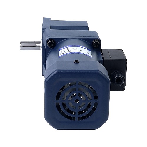 単相 110VAC 200W 60Hz フランジ 104mm ギア比 10:1 直角ギアボックス AC 誘導モーター