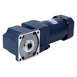 200W 220VAC 50Hz 13,5RPM 60.00Nm(8496.70oz.in) フランジ 104mm ライトアングルギアボックス中空軸単相AC誘導モーター