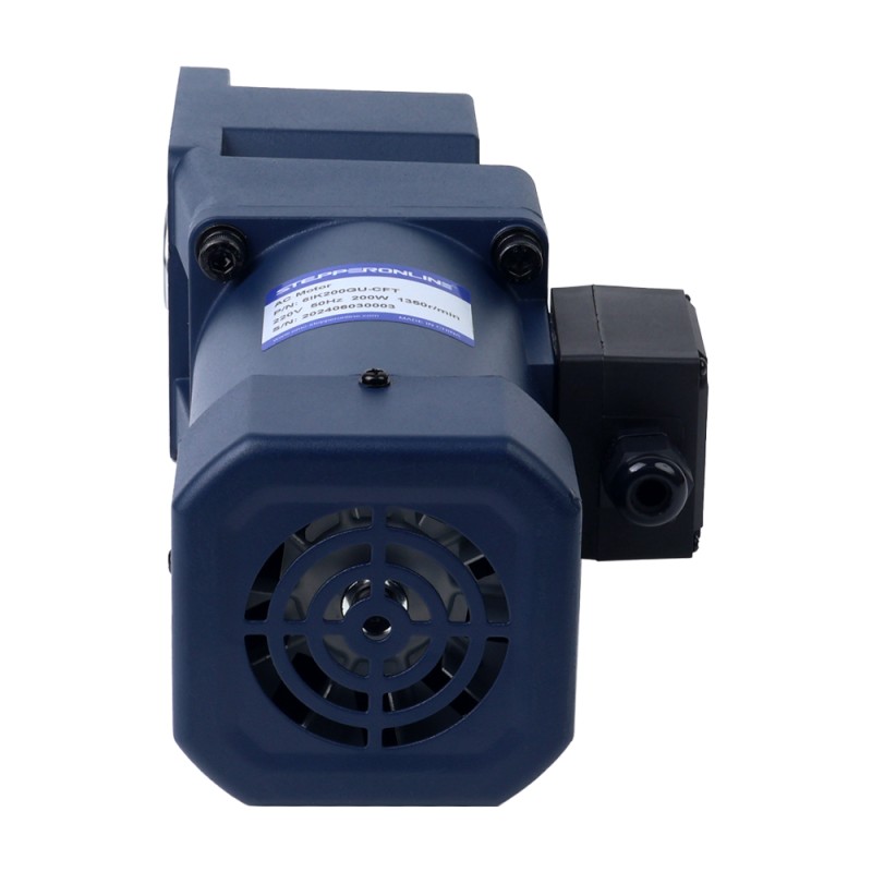 3相 220VAC/380VAC 200W 50/60Hz フランジ 104mm ギア比 10:1 直角ギアボックス AC 誘導モーター