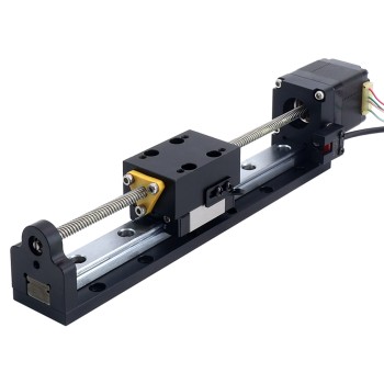 Nema 11 送りねじ付きリニアアクチュエータ 1.0A ストローク 100mm 0.05Nm(7.08oz.in) リード 5.08mm(0.2") センサー付き