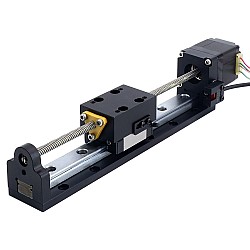 Nema 11 送りねじ付きリニアアクチュエータ 1.0A ストローク 100mm 0.05Nm(7.08oz.in) リード 5.08mm(0.2") センサー付き