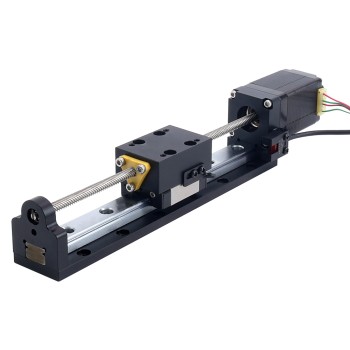 Nema 11 送りねじ付きリニアアクチュエータ 1.0A ストローク 100mm 0.1Nm(14.16oz.in) リード 10.16mm(0.4") センサー付き