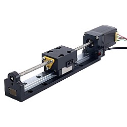 Nema 11 送りねじ付きリニアアクチュエータ 1.0A ストローク 100mm 0.1Nm(14.16oz.in) リード 10.16mm(0.4") センサー付き