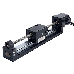 Nema 14 送りねじ付きリニアアクチュエータ 1.5A ストローク 120mm 0.14Nm(19.83oz.in) リード 2.54mm(0.1") センサー付き