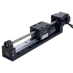 Nema 14 送りねじ付きリニアアクチュエータ 1.5A ストローク 120mm 0.14Nm(19.83oz.in) リード 6.35mm(0.25") センサー付き