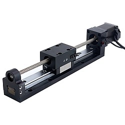 Nema 14 送りねじ付きリニアアクチュエータ 1.5A ストローク 120mm 0.2Nm(28.32oz.in) リード 12.7mm(0.5") センサー付き
