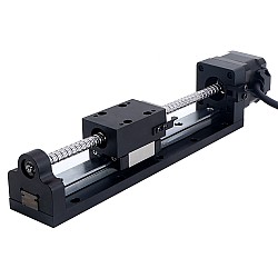 Nema 17 ボールねじ付リニアアクチュエータ 1.5A ストローク 120mm 0.25Nm(35.40oz.in) リード 4mm(0.15748") センサー付き