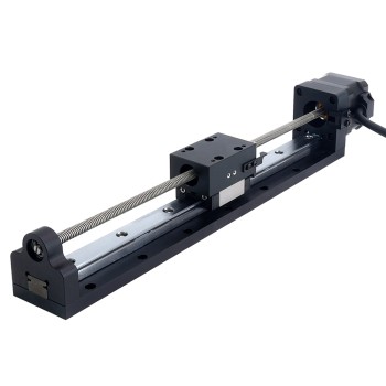 Nema 17 送りねじ付きリニアアクチュエータ 1.5A ストローク 200mm 0.25Nm(35.40oz.in) リード 2.54mm(0.1") センサー付き