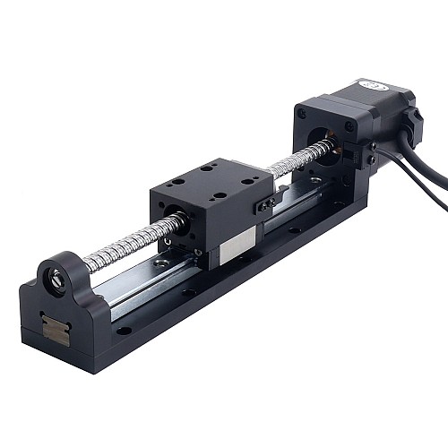 Nema 17 ボールねじ付リニアアクチュエータ 2.5A ストローク 120mm 0.5Nm(70.81oz.in) リード 8mm(0.314961) センサー付き
