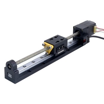 ドイツセール - Nema 8 送りねじ付きリニアアクチュエータ 0.5A ストローク 90mm 0.01Nm(1.416oz.in) リード 5.08mm(0.2") センサー付き