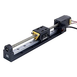 Nema 8 送りねじ付きリニアアクチュエータ 0.5A ストローク 90mm 0.01Nm(1.416oz.in) リード 5.08mm(0.2") センサー付き