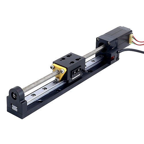 Nema 8 送りねじ付きリニアアクチュエータ 0.5A ストローク 90mm 0.02Nm(2.832oz.in) リード 10.16mm(0.4) センサー付き Nema 8 送りねじ付きリニアアクチュエータ 0.5A ストローク 90mm 0.02Nm(2.832oz.in) リード 10.16mm(0.4) センサー付き