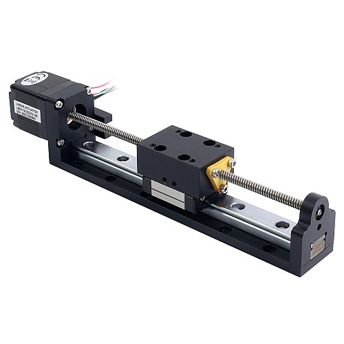 Nema 11 送りねじ付きリニアアクチュエータ 1.0A ストローク 100mm 0.05Nm(7.08oz.in) リード 2.54mm(0.1) センサー付き