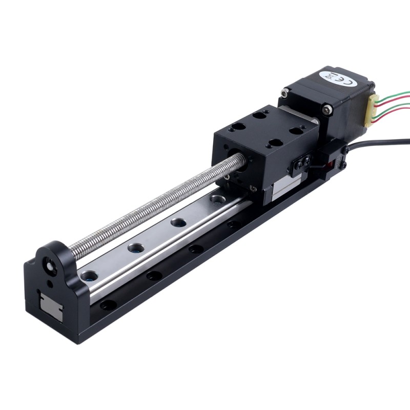 Nema 11 ステッピングモーター ボールねじ リニアアクチュエーター 1.0A ストローク100mm 0.10Nm(14.16oz.in) リード2mm(0.07874) センサー付き - LMD11S18BAM10-100 | StepperOnline