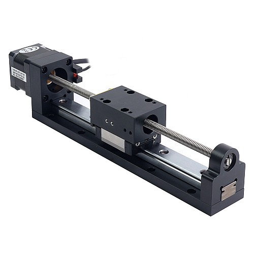 Nema 14 送りねじ付きリニアアクチュエータ 1.5A ストローク 120mm 0.14Nm(19.83oz.in) リード 2.54mm(0.1) センサー付き