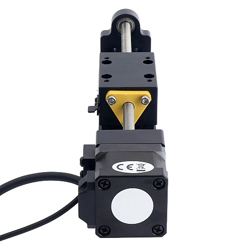 Nema 14 送りねじ付きリニアアクチュエータ 1.5A ストローク 120mm 0.14Nm(19.83oz.in) リード 2.54mm(0.1) センサー付き