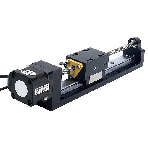 Nema 14 送りねじ付きリニアアクチュエータ 1.5A ストローク 120mm 0.14Nm(19.83oz.in) リード 6.35mm(0.25) センサー付き