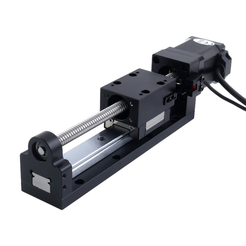 Nema 14 ステッピングモーター ボールねじ リニアアクチュエーター 1.5A ストローク80mm 0.20Nm(28.32oz.in) リード1mm(0.03937) センサー付き - LMD14S18BSB15-080 | StepperOnline