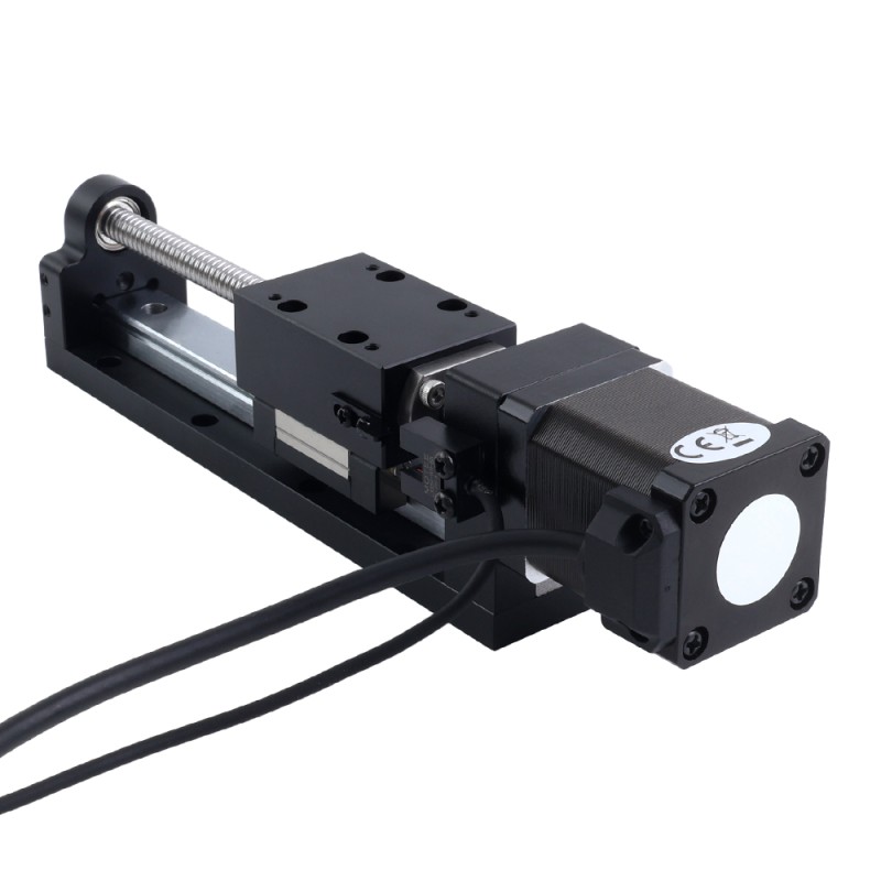 Nema 14 ステッピングモーター ボールねじ リニアアクチュエーター 1.5A ストローク80mm 0.20Nm(28.32oz.in) リード1mm(0.03937) センサー付き - LMD14S18BSB15-080 | StepperOnline