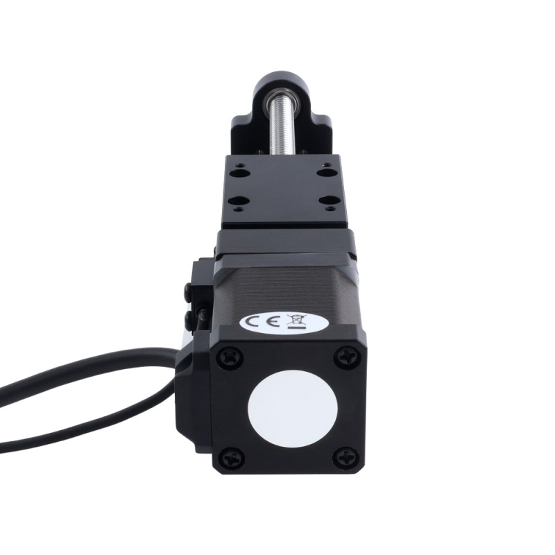 Nema 14 ステッピングモーター ボールねじ リニアアクチュエーター 1.5A ストローク80mm 0.20Nm(28.32oz.in) リード1mm(0.03937) センサー付き - LMD14S18BSB15-080 | StepperOnline