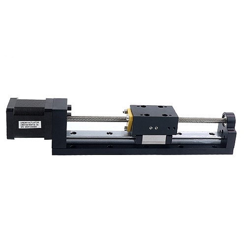 Nema 14 送りねじ付きリニアアクチュエータ 1.5A ストローク 120mm 0.2Nm(28.32oz.in) リード 12.7mm(0.5) センサー付き