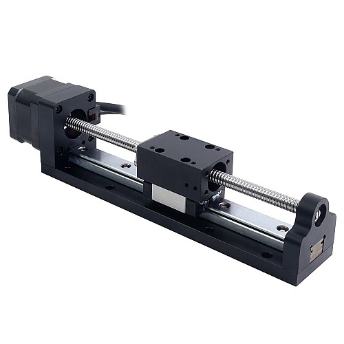 Nema 17 ボールねじ付リニアアクチュエータ 1.5A ストローク 120mm 0.25Nm(35.40oz.in) リード 2mm(0.07874) センサー付き