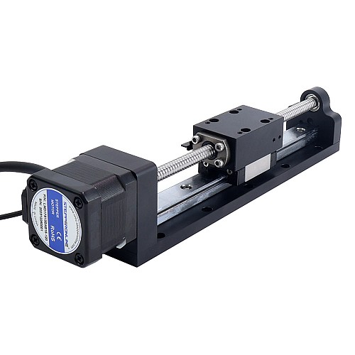 Nema 17 ボールねじ付リニアアクチュエータ 1.5A ストローク 120mm 0.25Nm(35.40oz.in) リード 2mm(0.07874) センサー付き