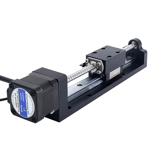 Nema 17 ボールねじ付リニアアクチュエータ 1.5A ストローク 120mm 0.25Nm(35.40oz.in) リード 4mm(0.15748) センサー付き
