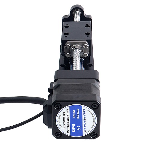 Nema 17 ボールねじ付リニアアクチュエータ 1.5A ストローク 120mm 0.25Nm(35.40oz.in) リード 4mm(0.15748) センサー付き