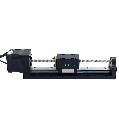 Nema 17 送りねじ付きリニアアクチュエータ 1.5A ストローク 120mm 0.25Nm(35.40oz.in) リード 2.54mm(0.1)センサー付き Nema 17 送りねじ付きリニアアクチュエータ 1.5A ストローク 120mm 0.25Nm(35.40oz.in) リード 2.54mm(0.1)センサー付き