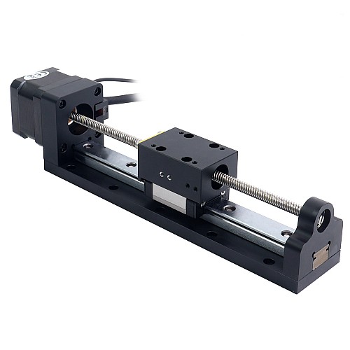 Nema 17 送りねじ付きリニアアクチュエータ 1.5A ストローク 120mm 0.25Nm(35.40oz.in) リード 6.35mm(0.25) センサー付き