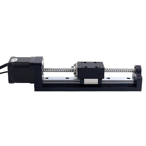 Nema 17 ボールねじ付リニアアクチュエータ 2.5A ストローク 120mm 0.5Nm(70.81oz.in) リード 8mm(0.314961) センサー付き