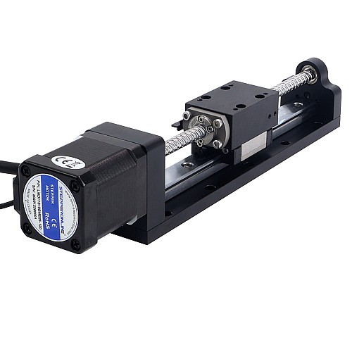 Nema 17 ボールねじ付リニアアクチュエータ 2.5A ストローク 120mm 0.5Nm(70.81oz.in) リード 8mm(0.314961) センサー付き