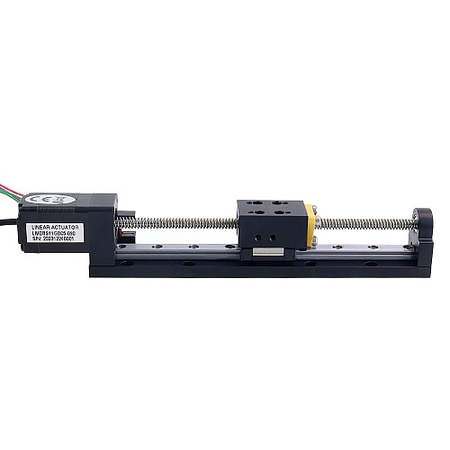 Nema 8 送りねじ付きリニアアクチュエータ 0.5A ストローク 90mm 0.01Nm(1.416oz.in) リード 2.54mm(0.1) センサー付き Nema 8 送りねじ付きリニアアクチュエータ 0.5A ストローク 90mm 0.01Nm(1.416oz.in) リード 2.54mm(0.1) センサー付き