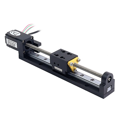 Nema 8 送りねじ付きリニアアクチュエータ 0.5A ストローク 90mm 0.01Nm(1.416oz.in) リード 2.54mm(0.1) センサー付き Nema 8 送りねじ付きリニアアクチュエータ 0.5A ストローク 90mm 0.01Nm(1.416oz.in) リード 2.54mm(0.1) センサー付き