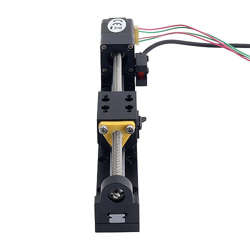 Nema 8 送りねじ付きリニアアクチュエータ 0.5A ストローク 90mm 0.01Nm(1.416oz.in) リード 2.54mm(0.1) センサー付き Nema 8 送りねじ付きリニアアクチュエータ 0.5A ストローク 90mm 0.01Nm(1.416oz.in) リード 2.54mm(0.1) センサー付き