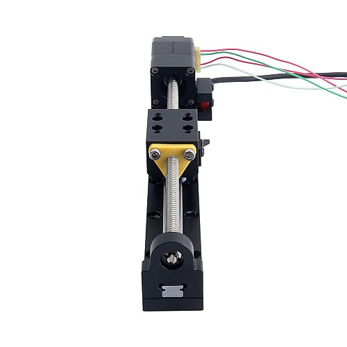 Nema 8 送りねじ付きリニアアクチュエータ 0.5A ストローク 90mm 0.01Nm(1.416oz.in) リード 5.08mm(0.2) センサー付き