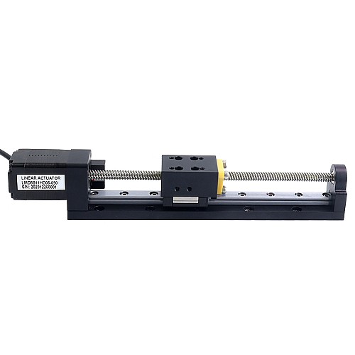 Nema 8 送りねじ付きリニアアクチュエータ 0.5A ストローク 90mm 0.01Nm(1.416oz.in) リード 5.08mm(0.2) センサー付き