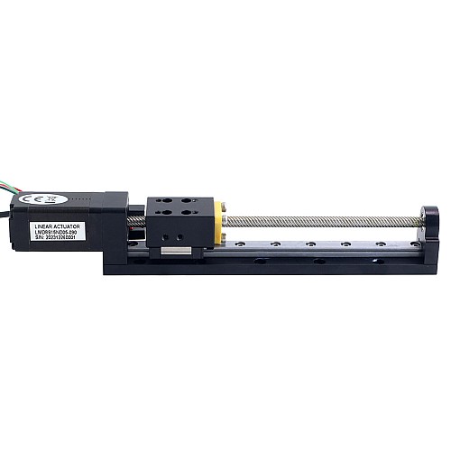Nema 8 送りねじ付きリニアアクチュエータ 0.5A ストローク 90mm 0.02Nm(2.832oz.in) リード 10.16mm(0.4) センサー付き Nema 8 送りねじ付きリニアアクチュエータ 0.5A ストローク 90mm 0.02Nm(2.832oz.in) リード 10.16mm(0.4) センサー付き