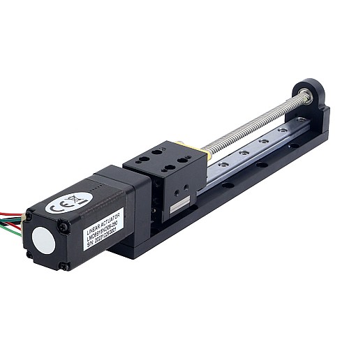 Nema 8 送りねじ付きリニアアクチュエータ 0.5A ストローク 90mm 0.02Nm(2.832oz.in) リード 10.16mm(0.4) センサー付き Nema 8 送りねじ付きリニアアクチュエータ 0.5A ストローク 90mm 0.02Nm(2.832oz.in) リード 10.16mm(0.4) センサー付き