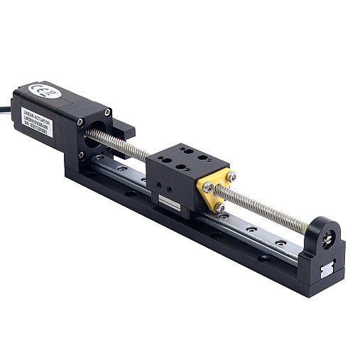 Nema 8 送りねじ付きリニアアクチュエータ 0.5A ストローク 90mm 0.02Nm(2.832oz.in) リード 10.16mm(0.4) センサー付き Nema 8 送りねじ付きリニアアクチュエータ 0.5A ストローク 90mm 0.02Nm(2.832oz.in) リード 10.16mm(0.4) センサー付き