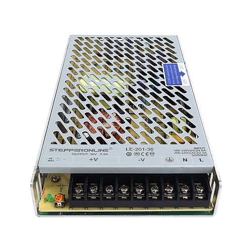 201W 36V 5.9A 115/230V スイッチング電源、ステッピングモーター CNC ルーターキット用 - LE-201-36 | StepperOnline