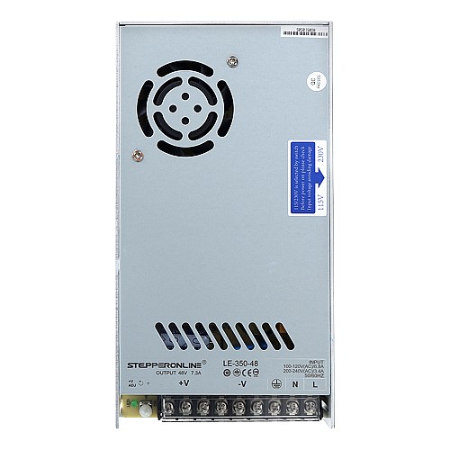 350W 48V 7.3A 115/230V スイッチング電源ステッピング モーター CNC ルーター キット - LE-350-48 | StepperOnline