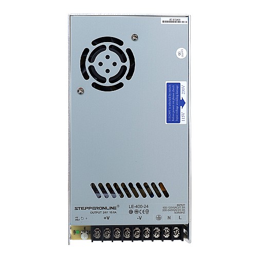 400W 24V 16.6A 115/230V スイッチング電源ステッピング モーター CNC ルーター キット - LE-400-24 | StepperOnline