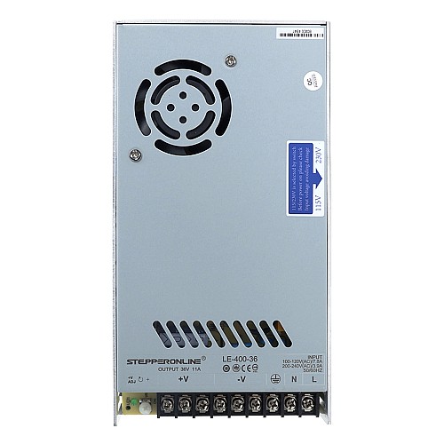 400W 36V 11.0A 115/230V スイッチング電源ステッピング モーター CNC ルーター キット - LE-400-36 | StepperOnline