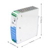 120W 12V 10.0A 85-264VAC/120-370VDC DINレール スイッチング電源