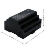 150W 24V 6.3A 85-264VAC/120-370VDC DINレール スイッチング電源