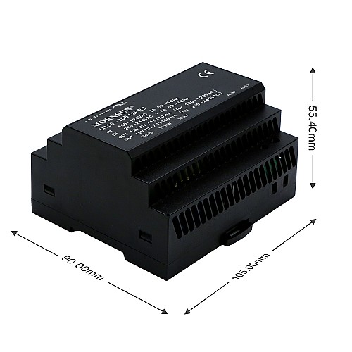 150W 12V 12.5A 85-264VAC/120-370VDC DINレール スイッチング電源