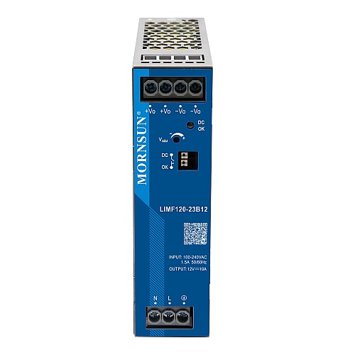 120W 24V 5.0A 85-277VAC/120-390VDC DINレール PFC機能付きスイッチング電源